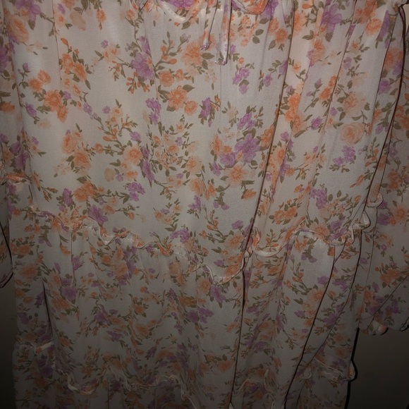 Brand New Forever21 Floral Peasant Dress - Picture 2 of 9
